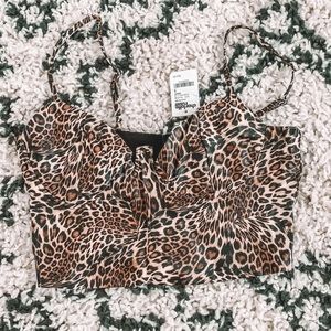 Animal print top